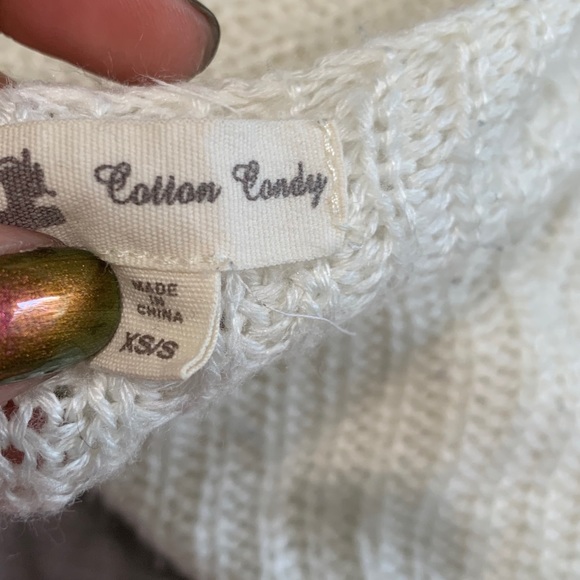 Cream off the shoulder sweater - Picture 2 of 2